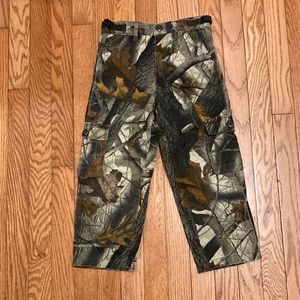 Used boys Liberty camo adjustable waist pants